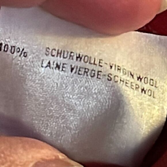 Vintage Bleyle size 14 wool dusty rose open blazer jacket . - Picture 6 of 6